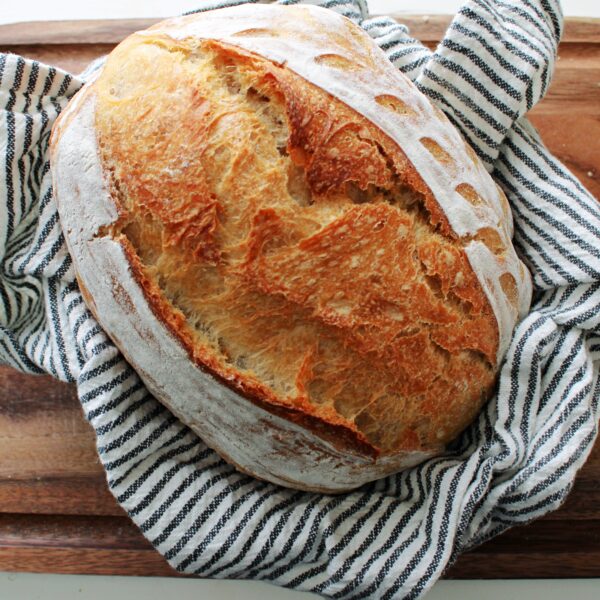 How to Make Same Day Sourdough Bread by Dinnertime