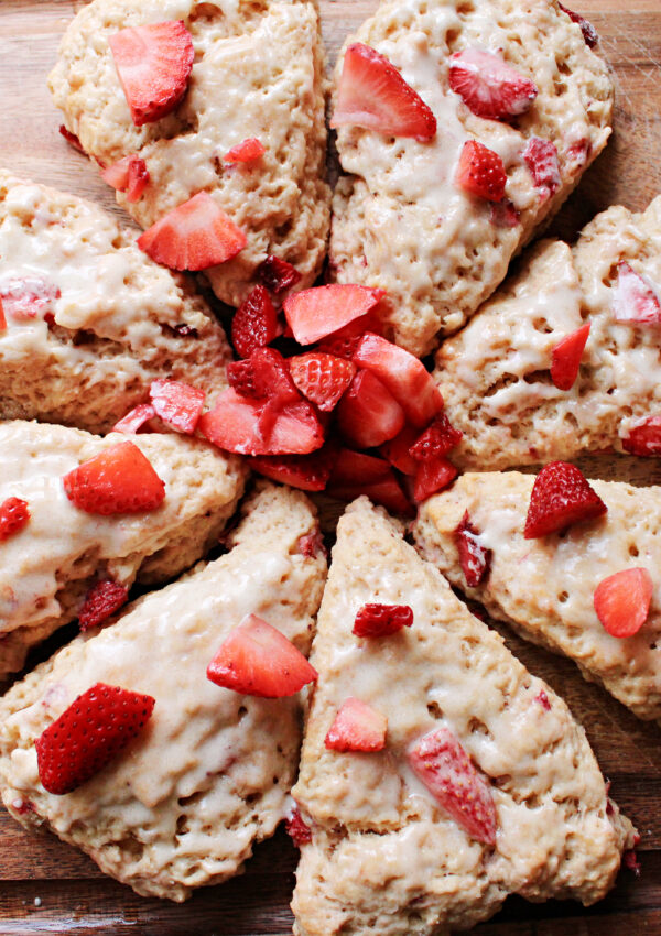 How to Make Strawberry Scones with Sourdough Discard