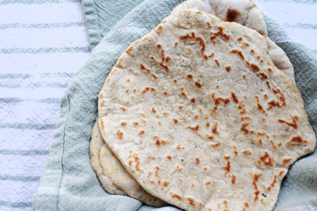 Quick and Easy Sourdough Flatbread
