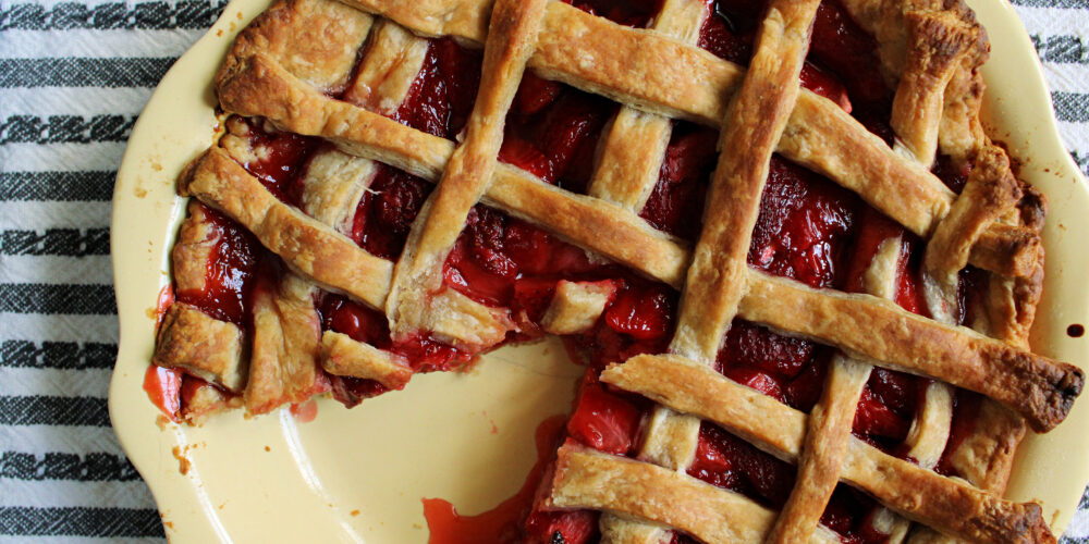 The best strawberry pie with a sourdough pie crust