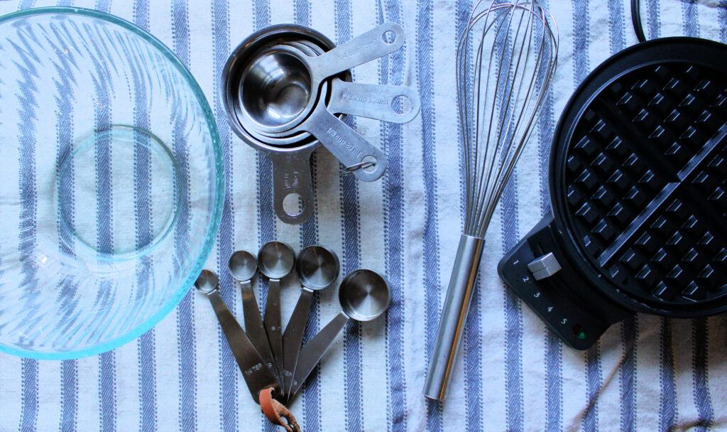 easy protein-packed sourdough waffles tools