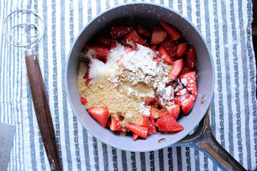 the best strawberry pie with a sourdough pie crust ingredients