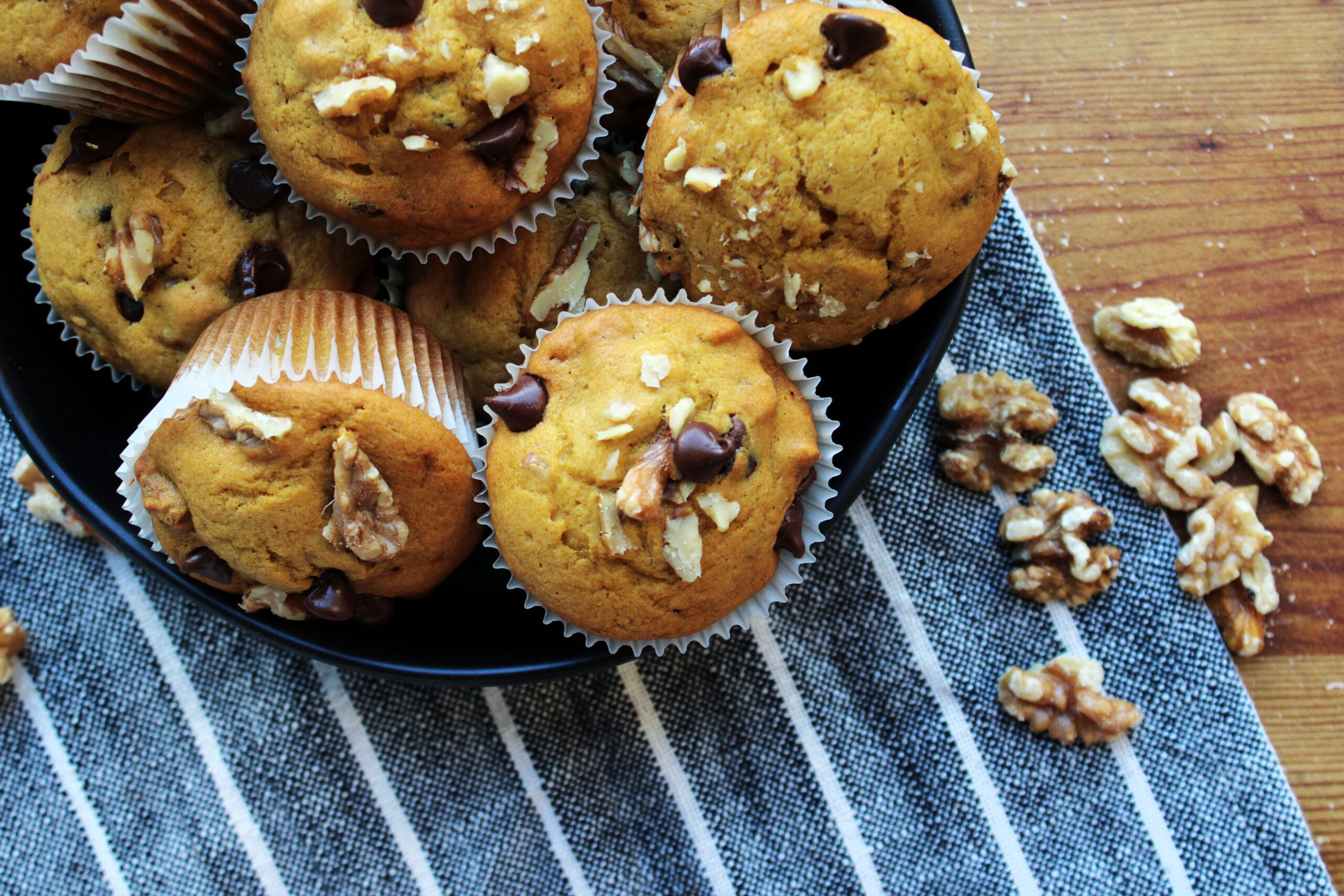 The Best Sourdough Discard Pumpkin Chocolate Chip Muffins