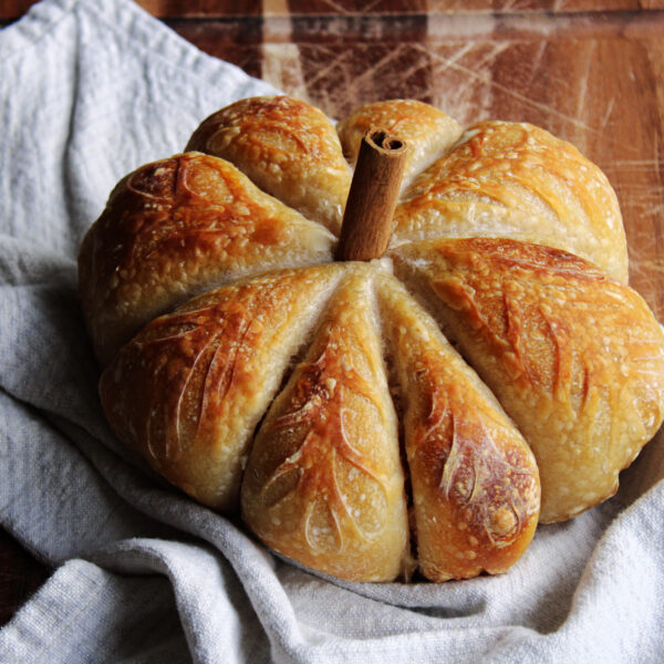 Make a Pumpkin-Shaped Sourdough Loaf for Fall