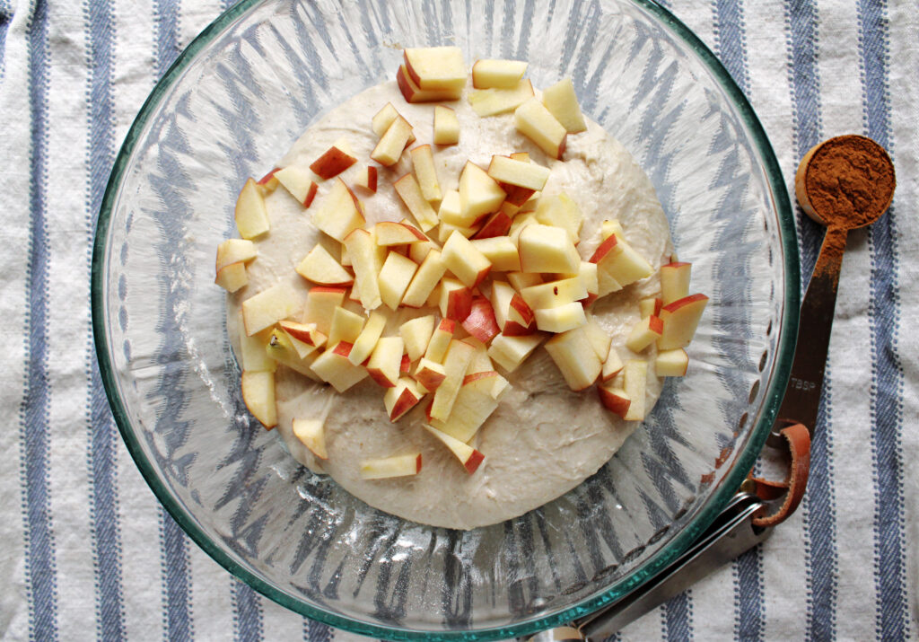 Apple cinnamon sourdough fall ingredients