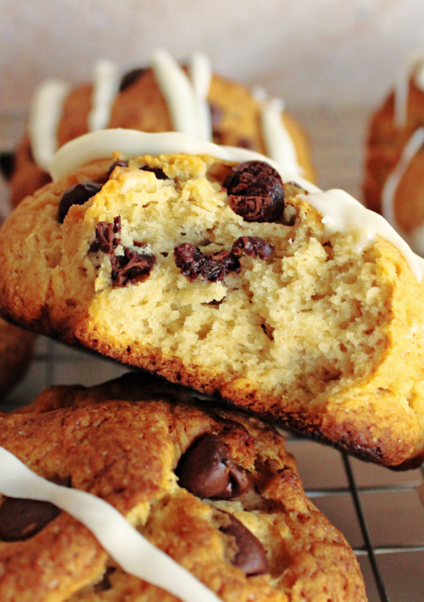 Classic Chocolate Chip Sourdough Scones