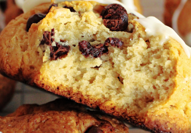 Classic Chocolate Chip Sourdough Scones