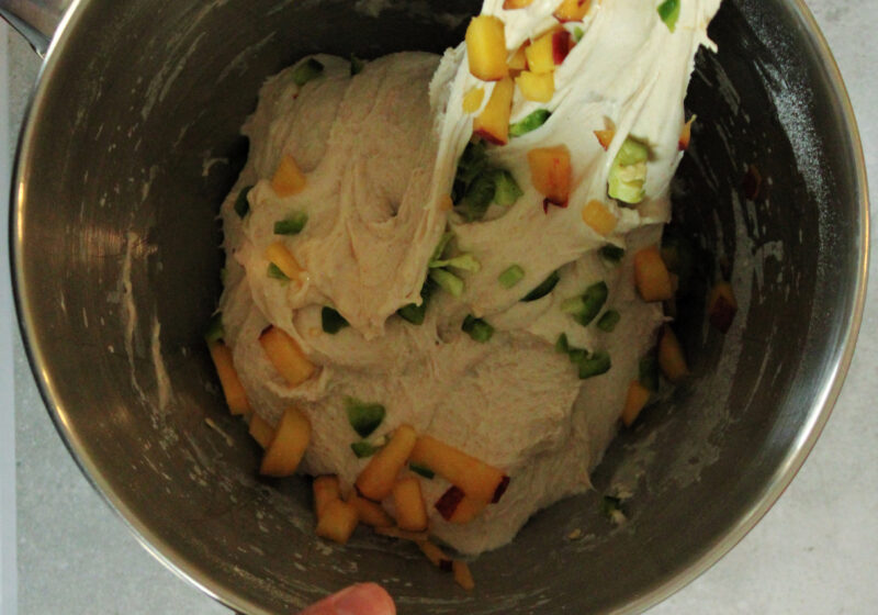 How to Make Jalapeño Popper Sourdough with Summer Peaches