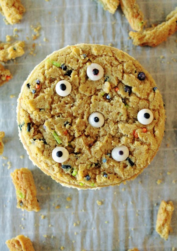 Halloween Monster Ice Cream Sandwiches